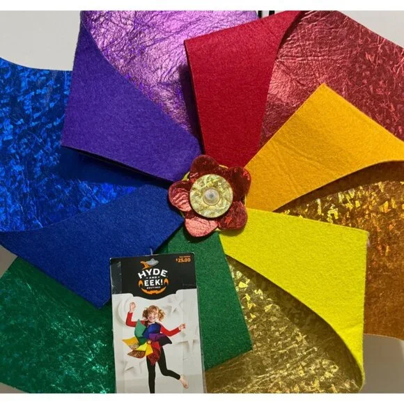 Hyde and Eek Boutique Pinwheel Costume Kids Adults OSFM One Size NWT Halloween - Picture 5 of 11